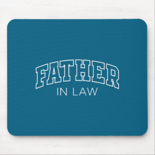 Schwiegervater lustige athletische Schrift Vater Mousepad