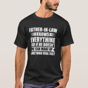 Schwiegervater weiß alles Schwiegervater T-Shirt
