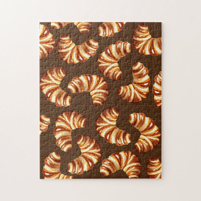 schwierige Croissants Puzzle (Vertikal)