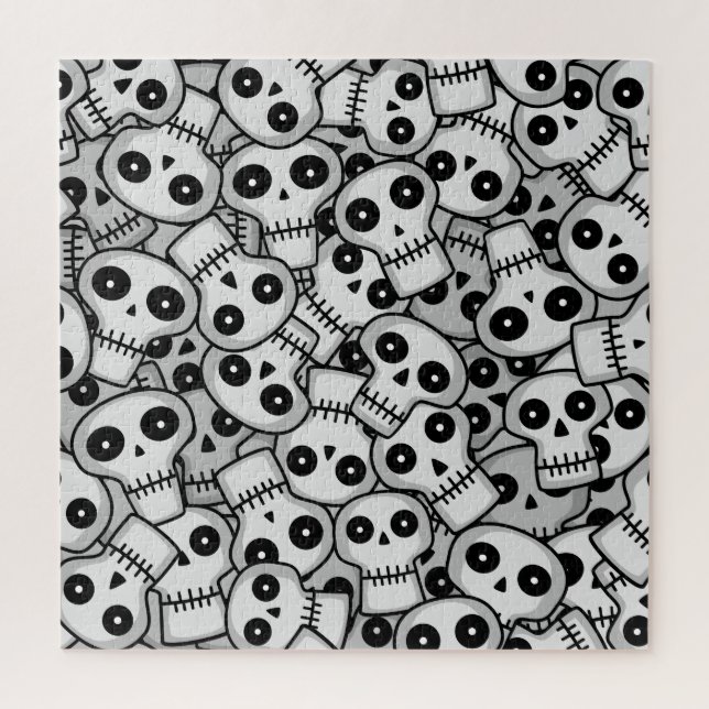 Schwierige Skulls Puzzle (Vertikal)