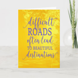 Schwierige Straßenförderung Karte