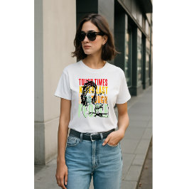 schwierige Zeiten, die nie überdauern, aber harte T-Shirt