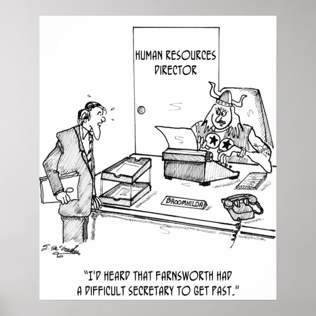 Schwieriger Minister Poster (Vorne)