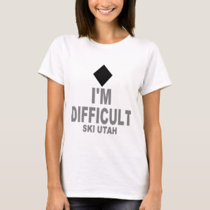 Schwieriger Ski Utah T-Shirt