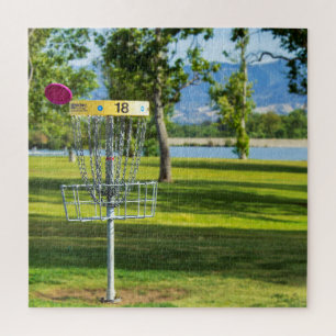 Schwieriges Disk Golf Puzzle