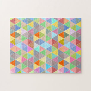 Schwieriges geometrisches Dreieck-Puzzle 252 pc Puzzle