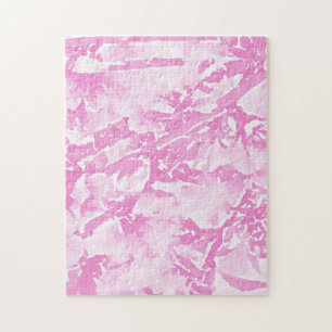 Schwieriges Pink Cherry Blossom Puzzle