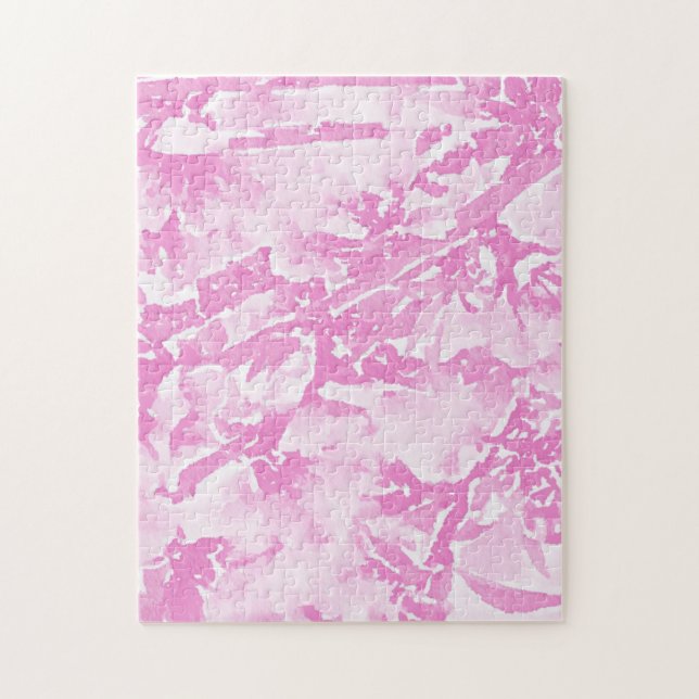 Schwieriges Pink Cherry Blossom Puzzle (Vertikal)