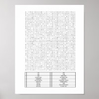 Schwieriges Riesenwortsuchpuzzle PC Parts Theme