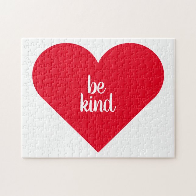 Schwieriges rotes Solid Color-Challenging Puzzle (Horizontal)