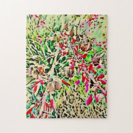 Schwieriges Wüste Red Yucca Puzzle