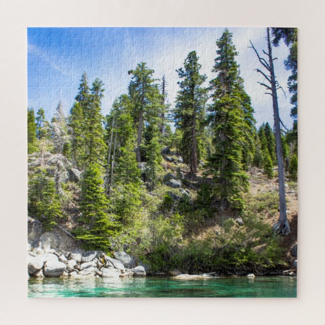 Schwierigkeit Lake Tahoe Forest Square Puzzle (Vertikal)