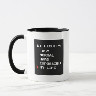 Schwierigkeit Mein Leben Lustig Sarkastisches Gami Tasse