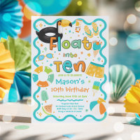 Schwimm auf in zehn Sommer-Poolparty zum 10. Gebur