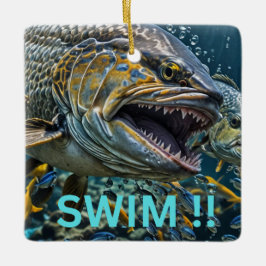 Schwimm! Keramikornament