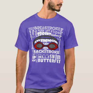 Schwimm-Mama Schwimmer Lustig Schwimmen Sport Schw T-Shirt