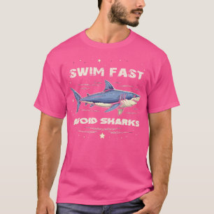 schwimm schnell vermeide Haie TShirt