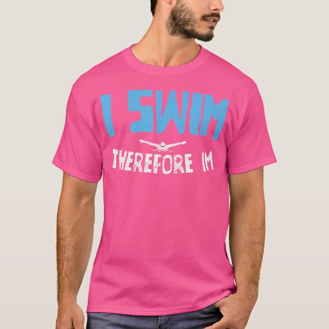 Schwimm Schwimmer T-Shirt (Vorderseite)