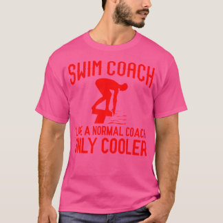 Schwimm-Trainer für sonnige Schwimmbäder Schwimmen T-Shirt