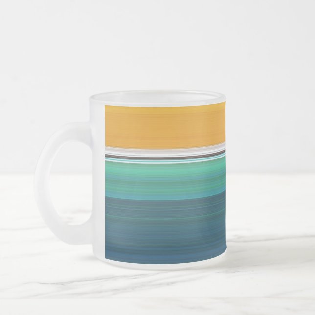 Schwimmbad Abstrakte Kunst Mattglastasse (Links)