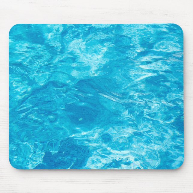 Schwimmbad Abstraktes Wasser Mousepad (Vorne)