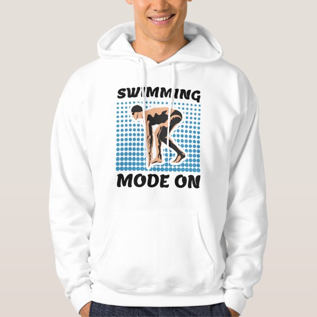 Schwimmbad auf - Pool Lover Hoodie (Vorderseite)
