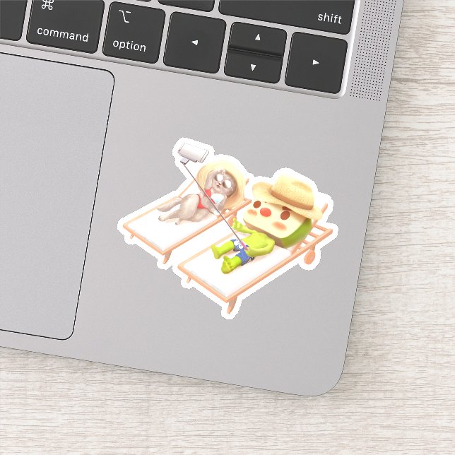 Schwimmbad Aufkleber (Detail)