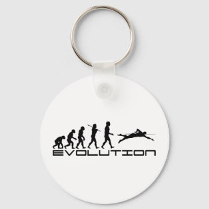 Schwimmbad Evolution Sport Art Schlüsselanhänger