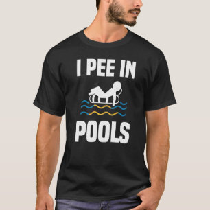Schwimmbad für Männer Frauen Schwimmbad Sport T-Shirt