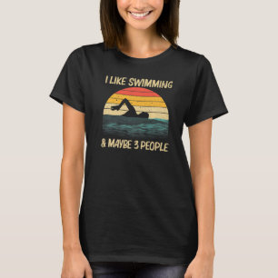 Schwimmbad für Männer Frauen Schwimmbad T-Shirt