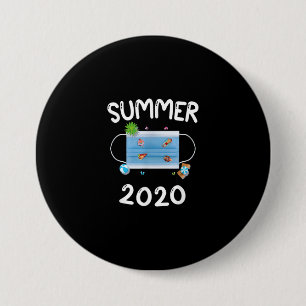 Schwimmbad Gesichtsmaske Masken Meme Gag T-Shirt Button