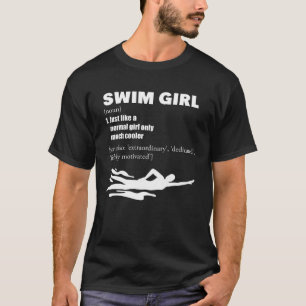 Schwimmbad Girl Definition Wassersport T-Shirt