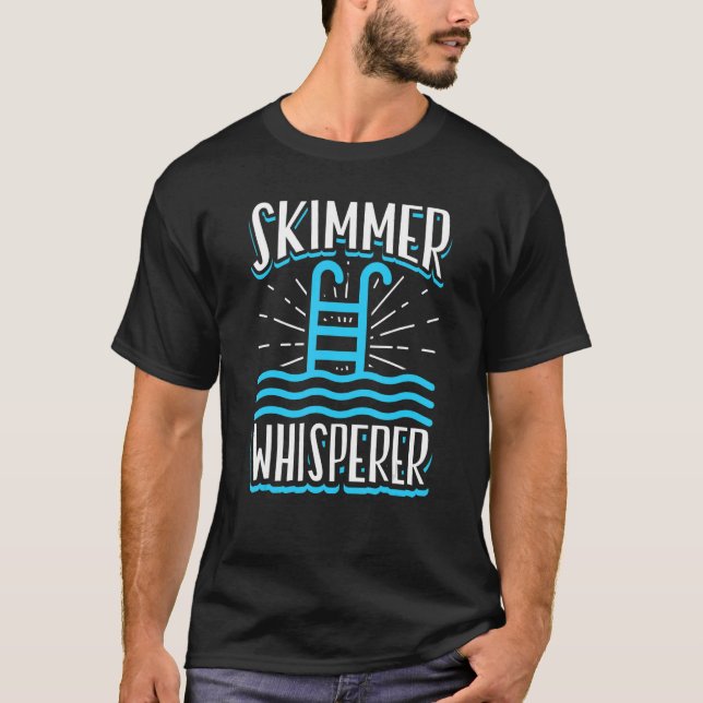 Schwimmbad Instandhaltung Instandsetzung Typ für d T-Shirt (Vorderseite)