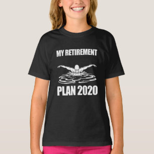 Schwimmbad Meine Ruhestandsschwimmanlage Pflanze T-Shirt