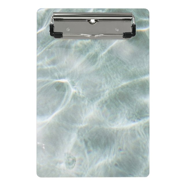 Schwimmbad Mini Klemmbrett (Vorderseite)