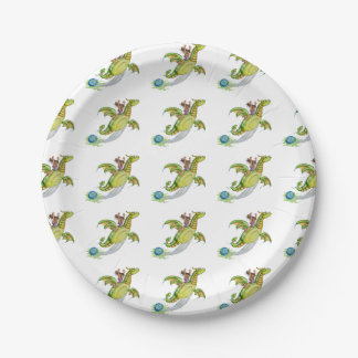 Schwimmbad Pappteller