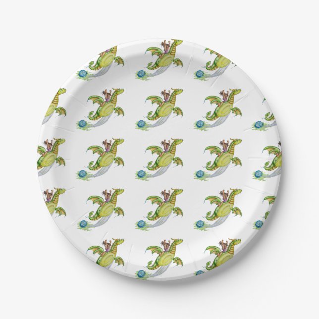 Schwimmbad Pappteller (Vorderseite)