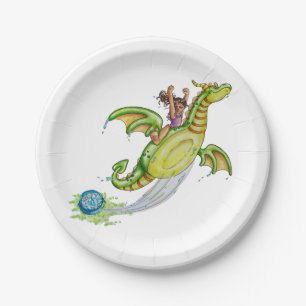 Schwimmbad Pappteller