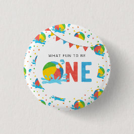 Schwimmbad Party Geburtstagsdekoration Supplies Button