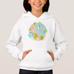 Schwimmbad Party Mädchen in Bikini Sommerstrand Hoodie