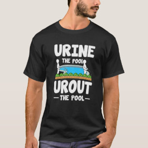 Schwimmbad Peeing Schwimmen Team Joke Lifeguard Li T-Shirt