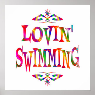 Schwimmbad Poster