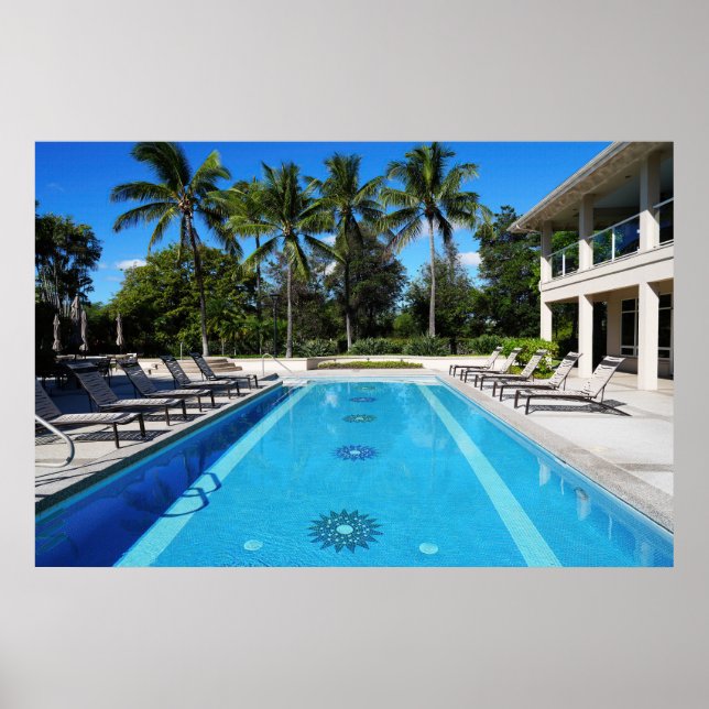 Schwimmbad Poster (Vorne)