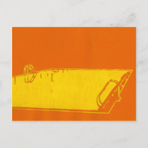 Schwimmbad Postkarte