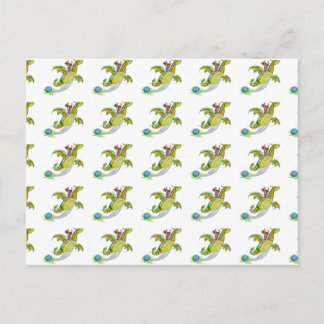 Schwimmbad Postkarte