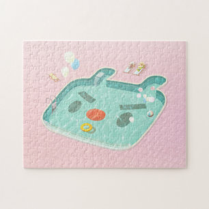 Schwimmbad Puzzle