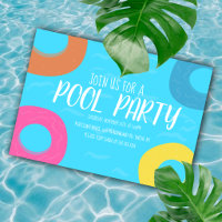 Schwimmbad Ring Party Geburtstag jedes Alters Einl