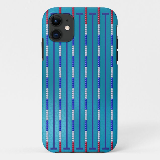 Schwimmbad Schwimmbad Case-Mate iPhone Hülle (Rückseite)