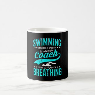 Schwimmbad Schwimmer Rettungsschwimmer Kaffeetasse