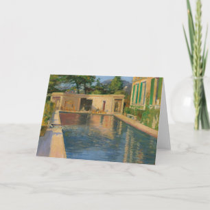 Schwimmbad, Südfrankreich   Sir John Lavery Karte